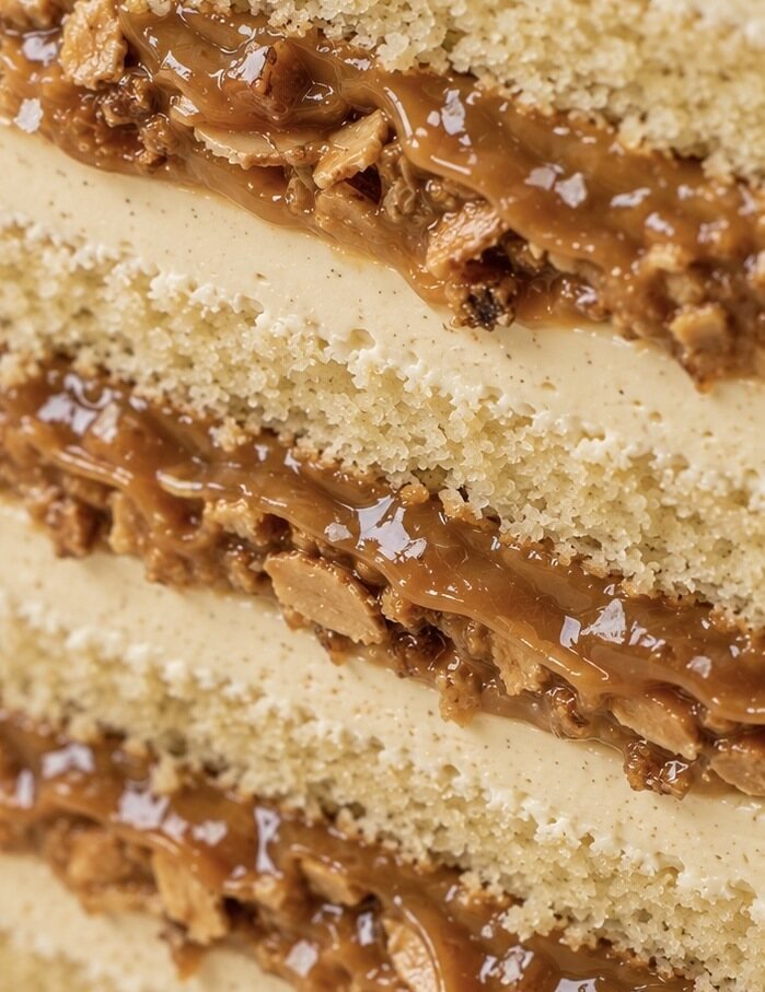 Inside the Salted Caramel cake
