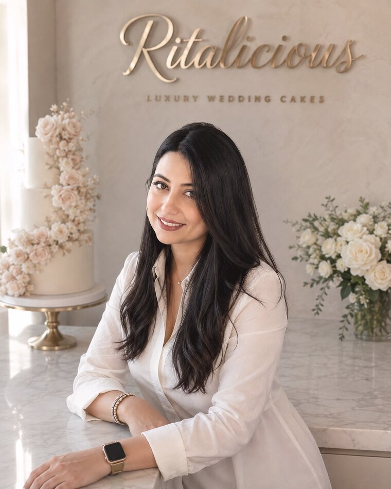 Rita, founder of Ritalicious Cakes